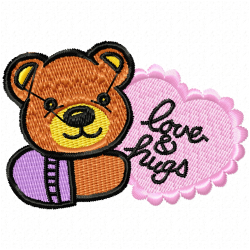 Teddy Embroidery Design 4 Teddy Embroidery Design 4